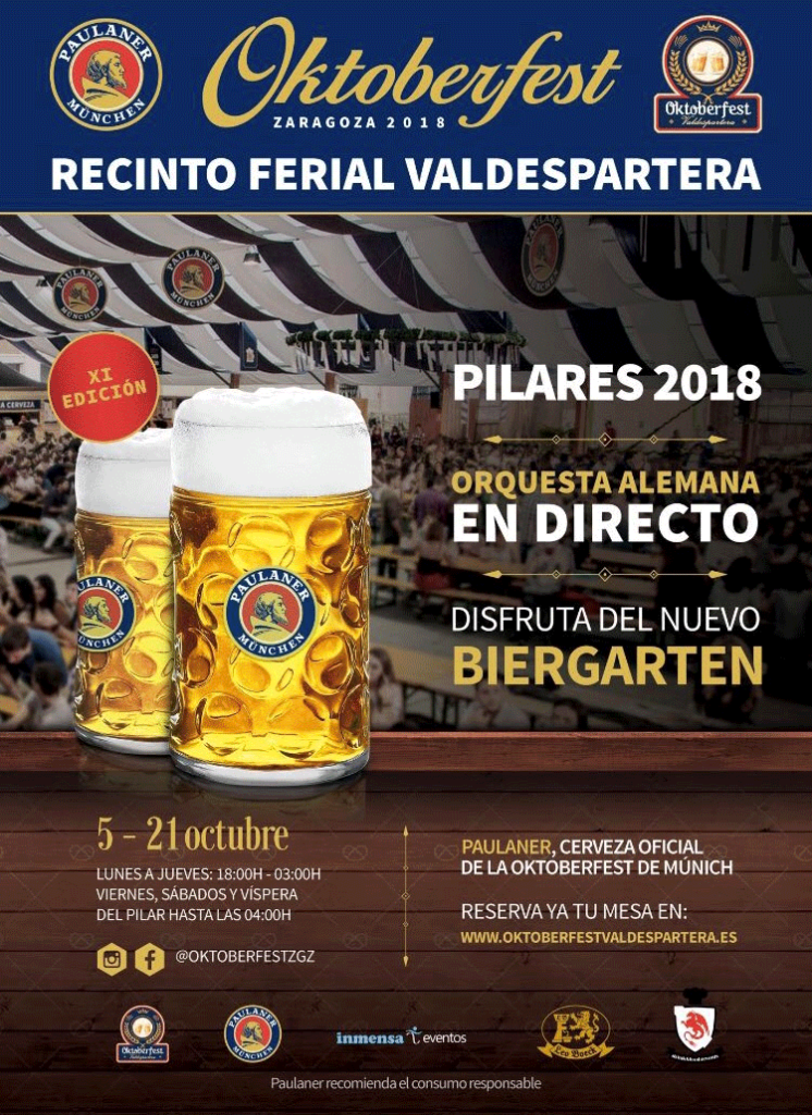 Recinto Ferial Valdespartera - La auténtica Fiesta de la Cerveza en Zaragoza, directamente desde Múnich
